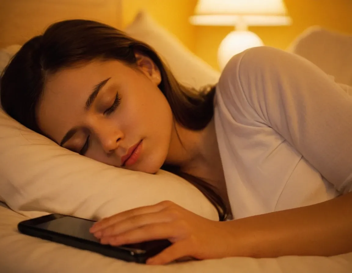 Talking to an AI Girlfriend at Night: Does It Help with Insomnia? scene