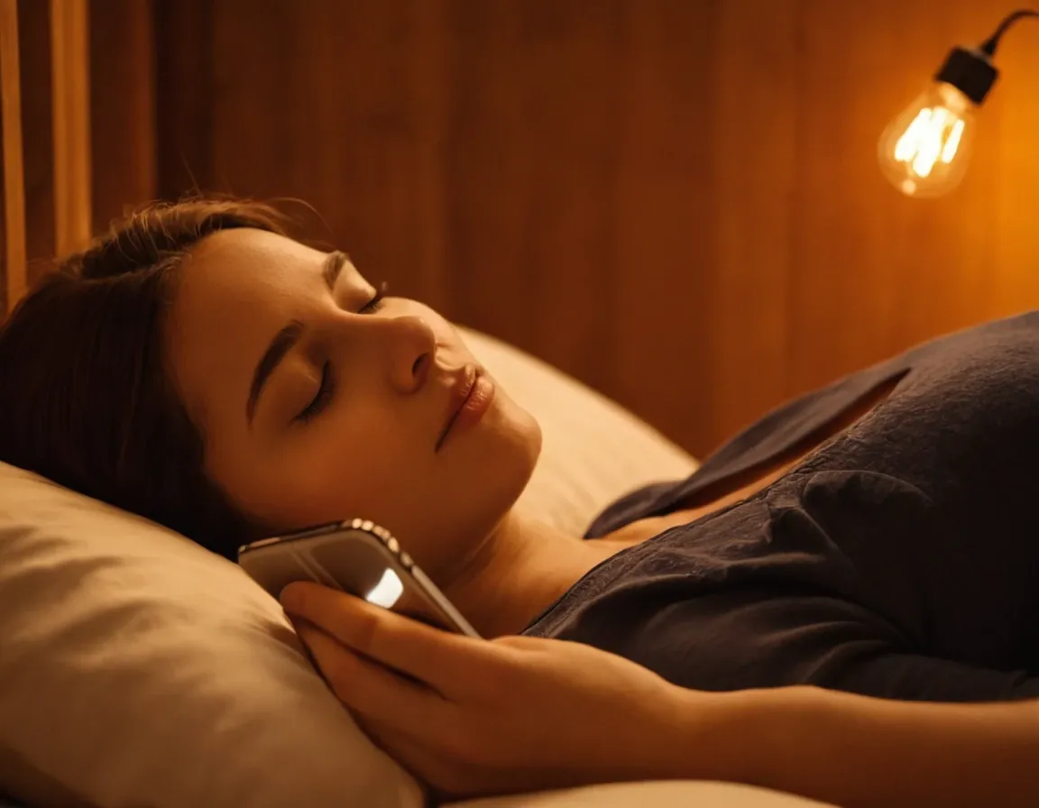 Talking to an AI Girlfriend at Night: Does It Help with Insomnia? scene