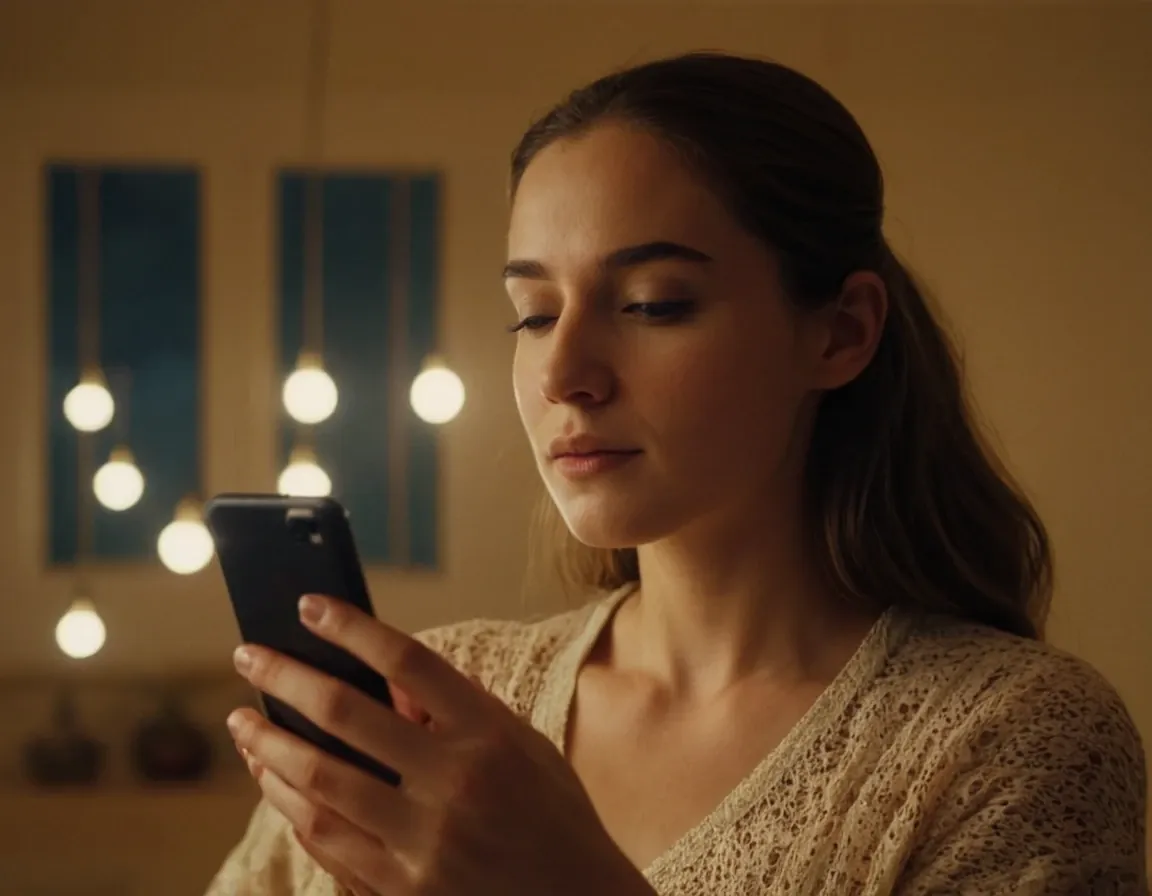 Talking to an AI Girlfriend at Night: Does It Help with Insomnia? scene